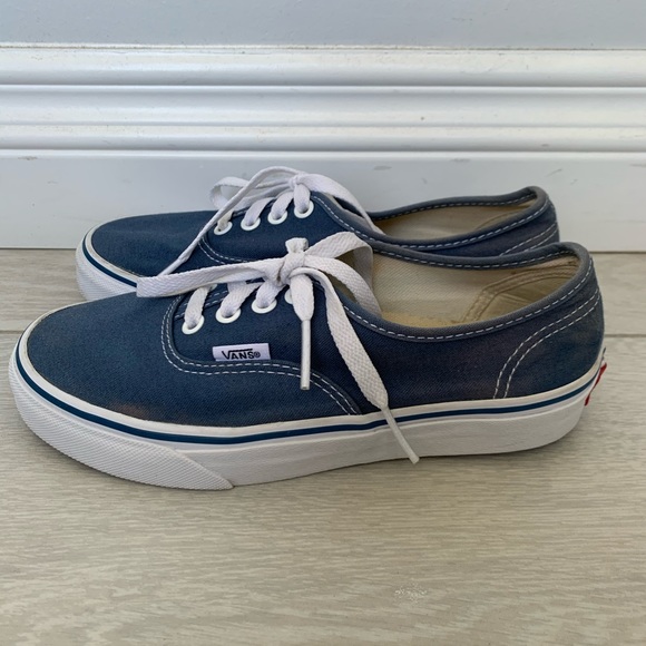 Vans Navy Authentic Shoes - Picture 2 of 7